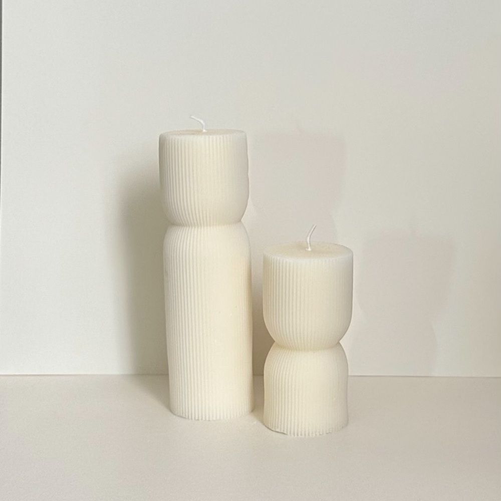 Soy Scented Candles⭐️Two Candles⭐️100% Soy⭐️1.8 x 3.8 inches & 1.8 x 6.1 inches